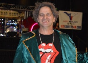Rickey Hollier as Mick Jagger during Beans and Jeans at the Robert A. “Bob” Bowers Civic Center on Saturday. Mary Meaux/The News 