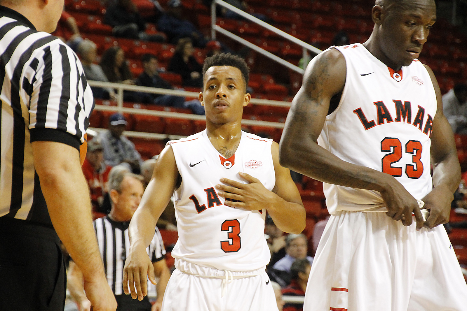 Lamar visits 111 Central Arkansas Port Arthur News Port Arthur News