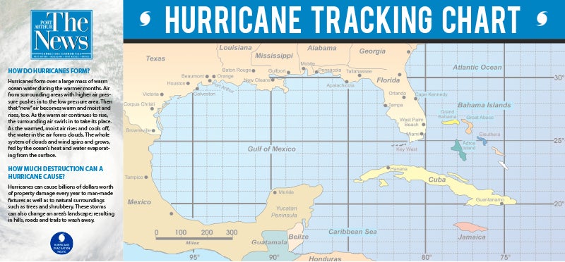 Printable Hurricane Tracking Map 2022