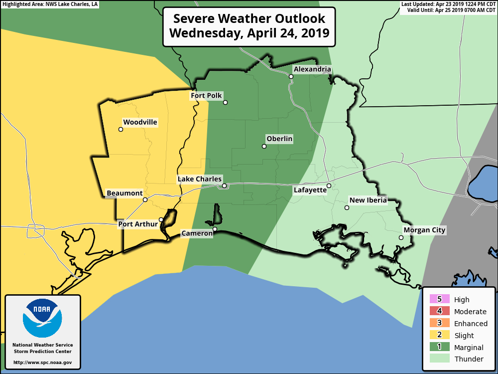 NWS severe weather update for Wednesday, Thursday Port Arthur News Port Arthur News
