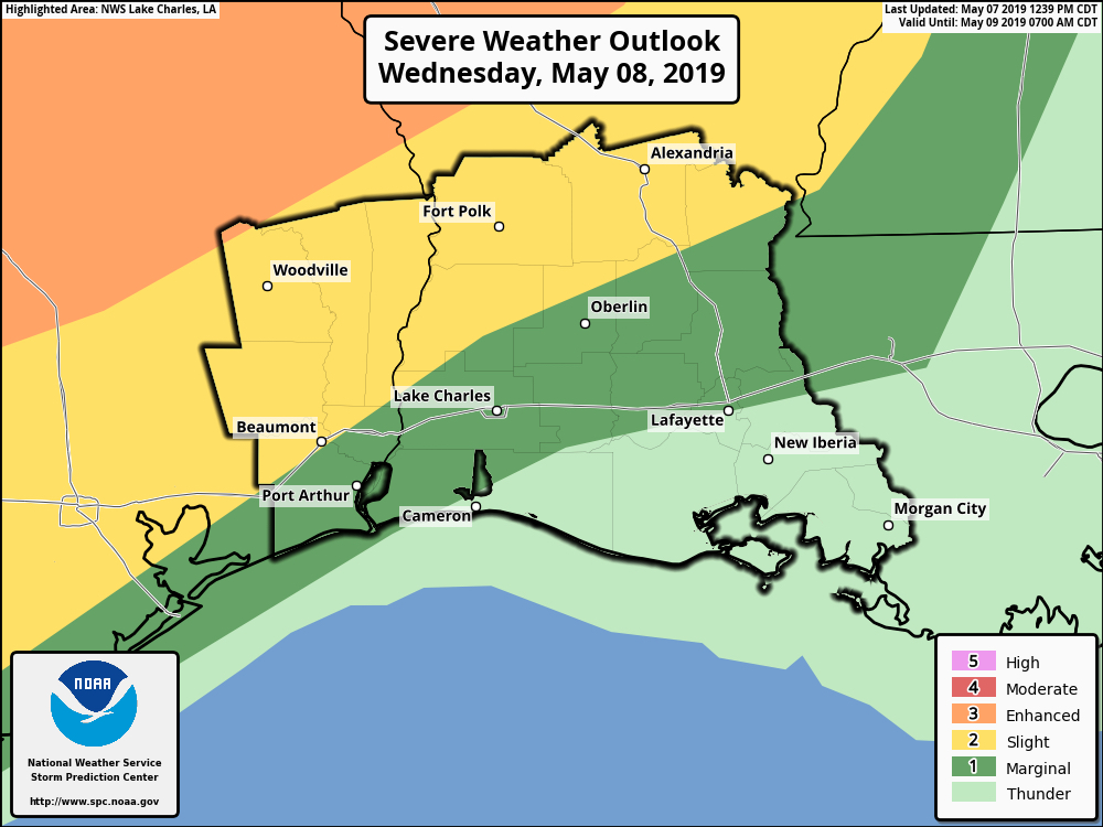 ALERT Strong storms expected for rest of week Port Arthur News