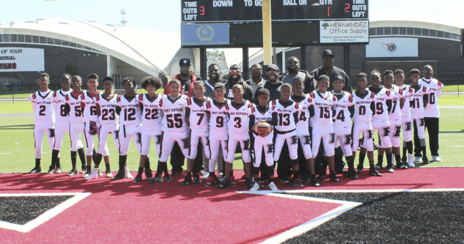 PHOTO — Titans win SETX Youth Football senior division championship