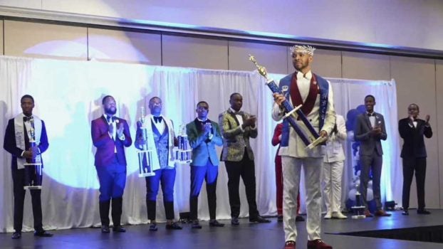 Taylor Getwood on Saturday was crowned Mister HBCU. (Courtesy photo)